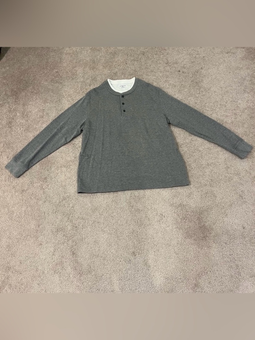 Croft & Barrow Long Sleeve Henley Shirt